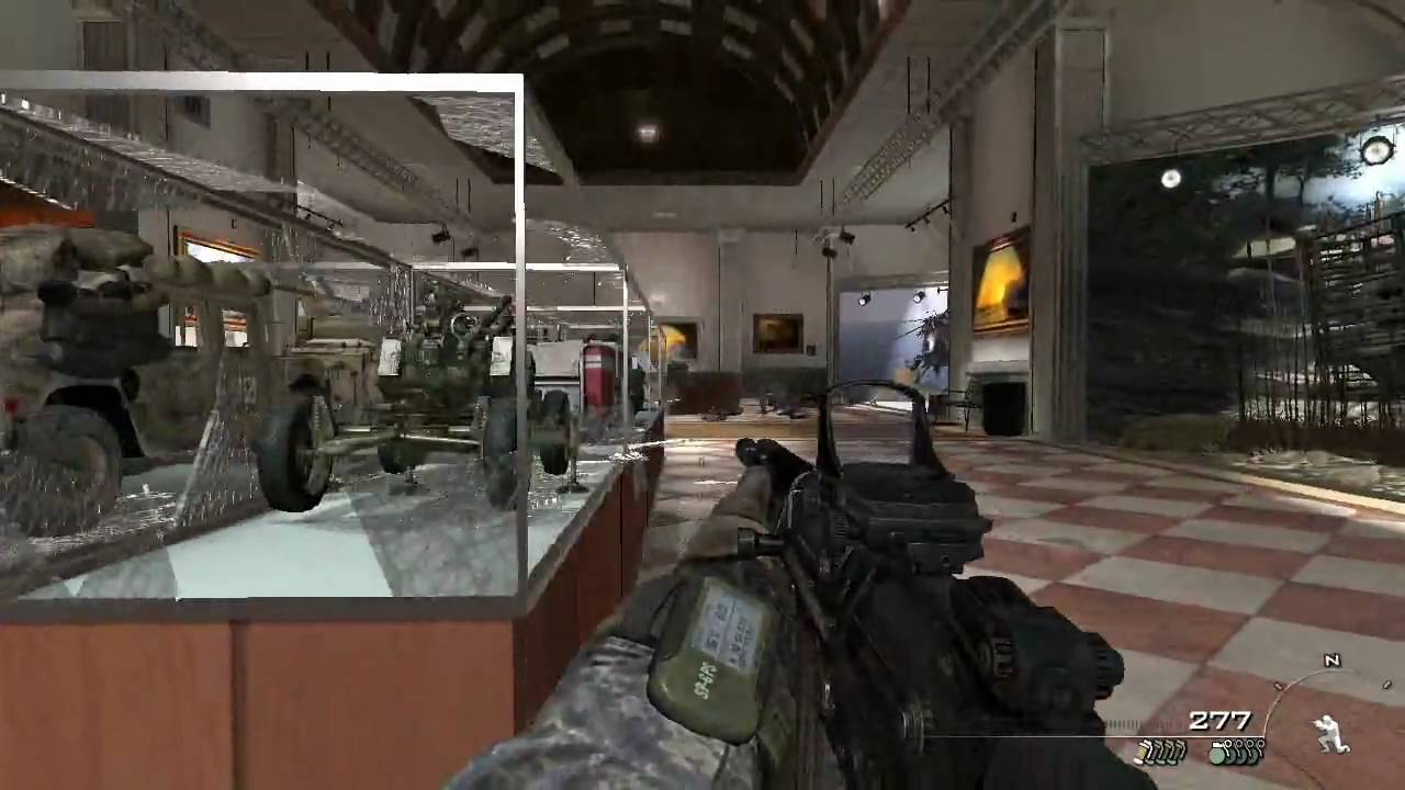 Museum mission in Call of Duty 2: Modern Warfare (Infinity Ward: 2009)